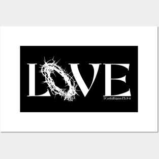 Unconditional Love (White) Posters and Art